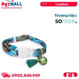 Vòng cổ Sonice Lucky Collar 5kg - 1cm Hình chó mèo xanh lục Petmall