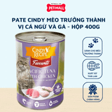 Combo 6 Lon 400G - Pate mèo Cindys Recipe - Vị Cá Ngừ và Gà Petmall