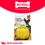 Đồ chơi GIGGLING VEGI-BITES dog toy Pumpkin - Bí ngô phát ra tiếng, hỗ trợ nhai gặm giảm stress Petmall