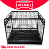 Chuồng khung cửa tròn 77 SONICE | D77 x R51 x C63 cm - Màu đen Petmall