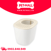 Nhà vệ sinh mèo Sonice Lapule N2 - 40 x 51 x 38 cm - Trắng  | Tặng Kèm Xẻng Petmall