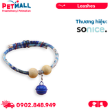 Vòng cổ SONICE Sakura Koi Blue Color - Màu xanh dương Petmall