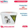 Thùng đựng thức ăn Royal Canin 4kg - Size 32x35cm- Hình mèo Petmall