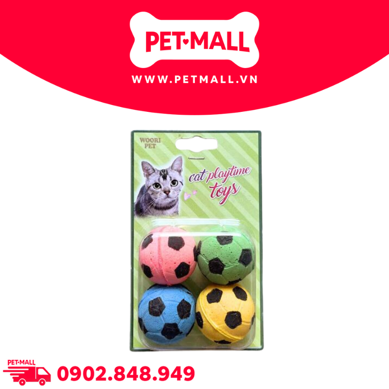 Đồ chơi SONICE Sponge Soccerball - Bộ 4 trái bóng đá đủ màu Petmall