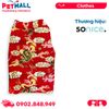 Áo tết SONICE Lucky Year - Màu đỏ rồng vàng Petmall