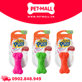 Đồ chơi Hartz Dura Play Bone Squeaky Bacon Scented Small Petite - Xương gặm mùi thịt xông khói Petmall