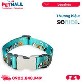 Vòng cổ Sonice Lucky Collar 20kg - 2cm Hình chó mèo xanh lục Petmall