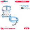 Set yếm + dây dắt SONICE Bechon Bear - Hình gấu Petmall