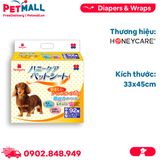 Tấm lót vệ sinh HoneyCare Potty Deluxe Size S | 33x45cm - 92 tấm - Hương Nhài, hỗ trợ huấn luyện Pee Pads Petmall