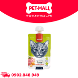 Hộp 10 Gói 90G - Treats mèo dạng nắp vặn WANPY Tasty Meat Paste Tuna Chicken & Carrot - Cá Ngừ, Thịt Gà & Cà Rốt Petmall