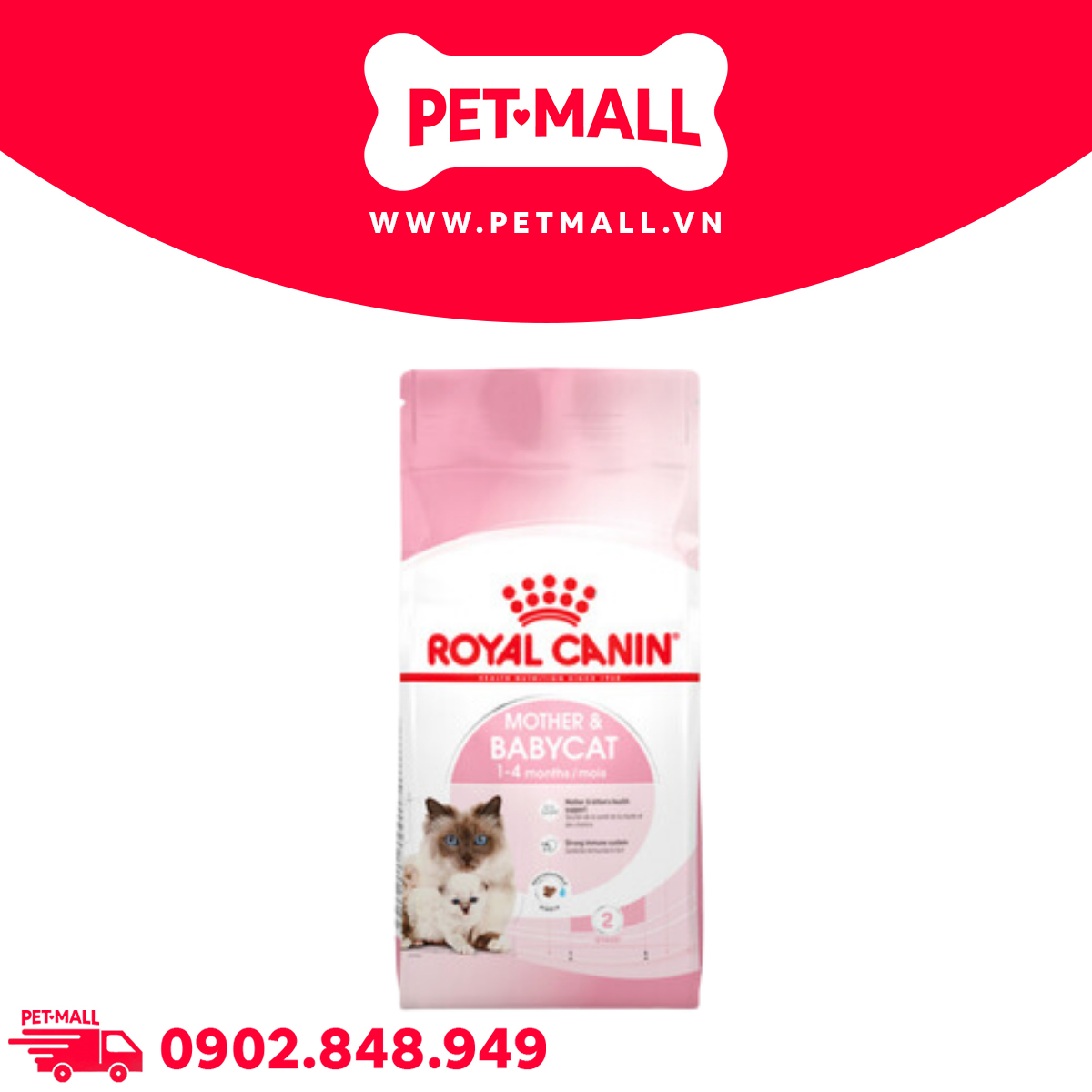 Thức Ăn Mèo Royal Canin MOTHER & BabyCat 4kg