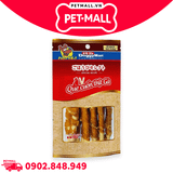 Xương que da bò cuộn thịt gà DoggyMan - 10 cây Petmall