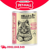 Combo 12 Lon 400G - Pate mèo HelloCat Premium KITTEN in Jelly - Mix Vị Petmall