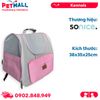 Balo du lịch SONICE Adventure Extra Size 38x35x25cm - Màu hồng, kèm túi phụ cao cấp Petmall