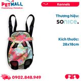 Balo địu thú cưng SONICE EDM Pet Carrier Size 1 - M3 | 28x18cm - Hỗ trợ mang thú cưng đi dạo Petmall