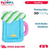 Nệm nước SONICE Zeze Freeze Bedding Size M | 65x50cm - Có gel lạnh, làm mát mùa hè Petmall