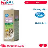 Sữa cho chó Petown Dog & Puppy Milk Glucosamine - 1 Lít - Uống trực tiếp Petmall