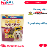 Treats DoggyMan Healthy Biscuit Big Size with Liver for Dog 450g - Bánh quy vị khoai lang và gan cho chó Petmall