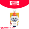 Hộp 10 Gói 90G - Treats chó dạng nắp vặn WANPY Tasty Meat Paste Beef Carrot & Pea - Vị thịt bò, cà rốt & đậu Petmall