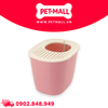 Nhà vệ sinh mèo Sonice Lapule N1 - 40 x 51 x 38 cm - Hồng  | Tặng Kèm Xẻng Petmall