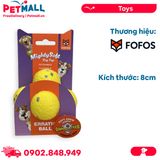 Đồ chơi FOFOS Mighty Soft Chew Erratic Ball Dog Toys Size 8cm - Banh 6 góc siêu bền Petmall