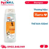 Sữa tắm Hartz Groomer's Best Professionals Hydrate & Shine with Coconut Oil & Apricot Bloom Scent Dog Shampoo 532ml - Dưỡng ẩm và trắng sáng lông Petmall