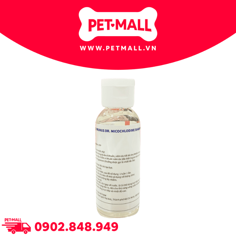Sữa tắm Dr. Micochlodine shampoo 50g - Đặc trị viêm da Petmall