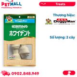 Xương nơ da bò DoggyMan 2 cây lớn - Sạch răng, giảm stress Petmall