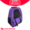 Balo thú cưng Wallet Pet Cute size 33 x 17 x 43 cm - Tím Petmall