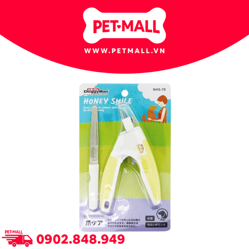 Bộ kềm + dũa móng DoggyMan HoneySmile Petmall