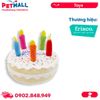 Đồ chơi Frisco Plush Birthday Cake with Squeaker Dog Toy Small Size - Hình bánh sinh nhật Petmall