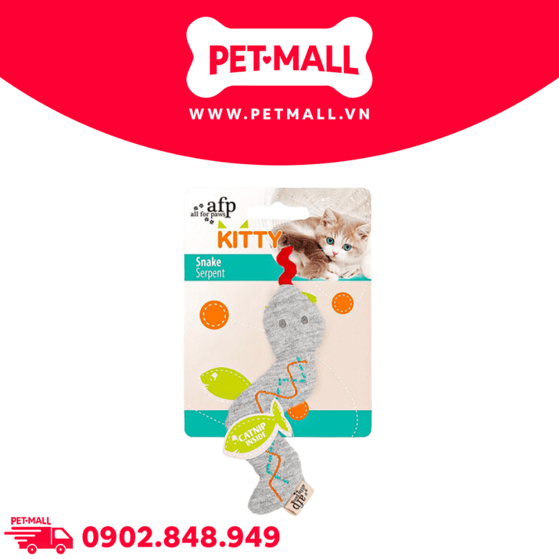 Đồ chơi AFP Kitty Snake - Đồ chơi hình con rắn, có catnip bên trong Petmall