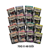 Combo 24 Gói 70G - Pate mèo MARIA Mix vị - Chicken, Tuna, Salmon, Mackerel, Squid Petmall