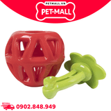 Đồ chơi FOFOS fruity-bites strawberry treat leakage toys - Hình quả dâu đựng treats cho thú cưng chơi đùa Petmall