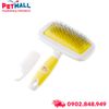 Lược chải lông Slicker DoggyMan HoneySmile size M - Răng mềm, tặng kèm lược Grooming Petmall
