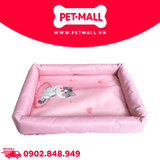 Nệm SONICE Pink Kitty Pet Bed - Size M 52 x 43 x 7cm Petmall