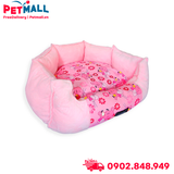 Nệm thú cưng LOFFEPET Pink Panther Bedding Size S - 42x42xH15cm - Hoạ tiết Chú báo hồng Petmall