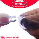 Kềm cắt móng Pet Gravity LED mini Nail clipper - Màu hồng Petmall