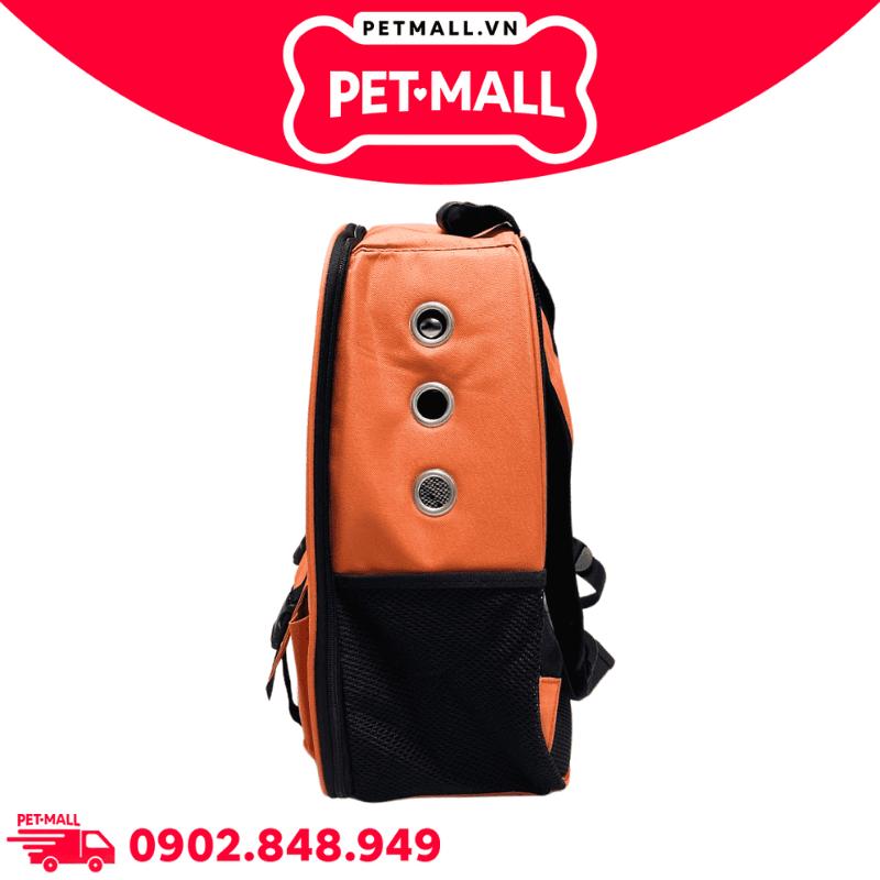 Balo thú cưng Wallet Pet Cute size 33 x 17 x 43 cm - Cam Petmall