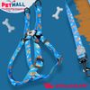 Set Dây + Yếm Sonice Lucky Leash + Harness 30kg - 2.5cm Hình chó xanh biển Petmall