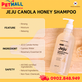 Sữa tắm Jungle Monster Jeju Canola Honey Extract Shampoo for Dogs & Cats 500ml - Dành cho chó và mèo Petmall