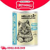 Combo 12 Lon 400G - Pate mèo HelloCat Premium KITTEN in Jelly - Mix Vị Petmall