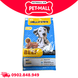 Combo 5 Gói 400G - Thức ăn chó HelloDog Adult Beef Flavor Petmall