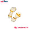 Xương nơ DoggyMan Chewell Mini 210g - 22 cây - Da bò kẹp thịt gà Petmall