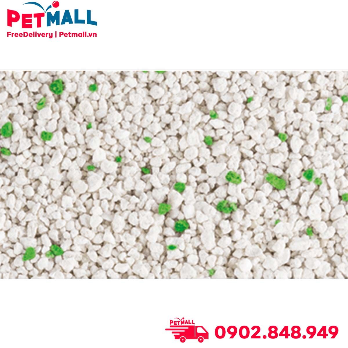 Cát vệ sinh Bentas Cat's White Aloe Vera Scented Natural Bentonite Clumping Cat Litter Gói 10L - Hương Nha Đam Petmall