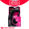 Dây dắt tự động FLEXI Fun L (Dây dẹp 5m, < 50kg) - Màu đen Petmall