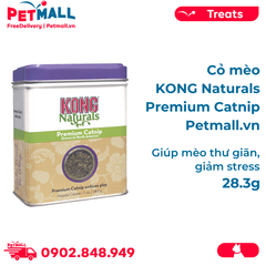 Cỏ mèo KONG Naturals Premium Catnip 28.3g - Giúp mèo thư giãn giảm stress Petmall