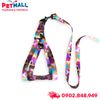 Set Dây + Yếm Sonice Lucky Leash + Harness 10kg - 1.5cm Loang màu Petmall