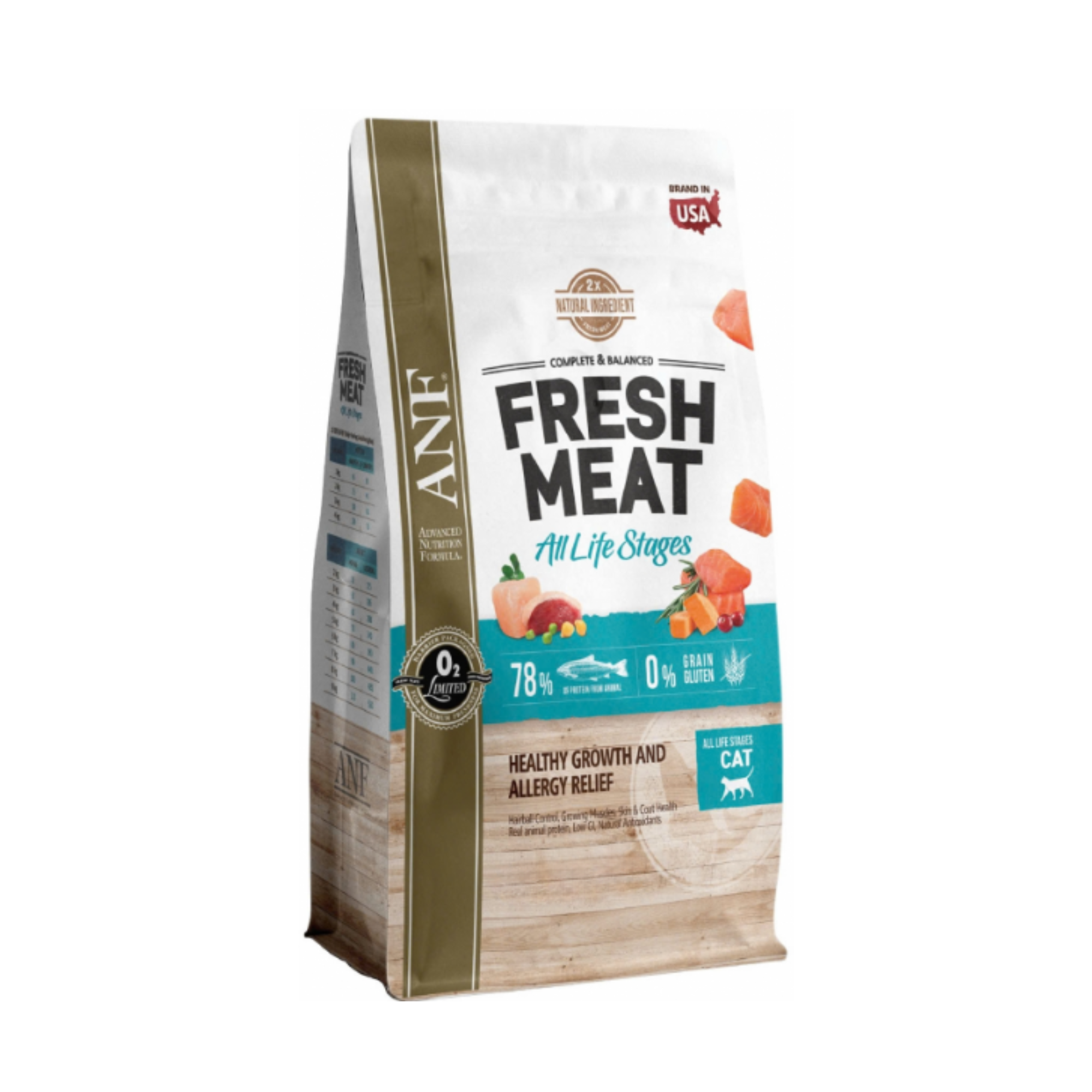 3.2KG - Thức ăn mèo ANF Fresh Meat All life stages for cat gấp đôi thịt tươi - Cân bằng dinh dưỡng cho mèo mọi lứa tuổi Petmall