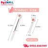 Đồ chơi Pet Gravity Laser 2in1 Retractable Cat Wand Toys Blue Color Size 21cm - Màu Xanh, cần câu lông vũ kèm laser cho Mèo Petmall